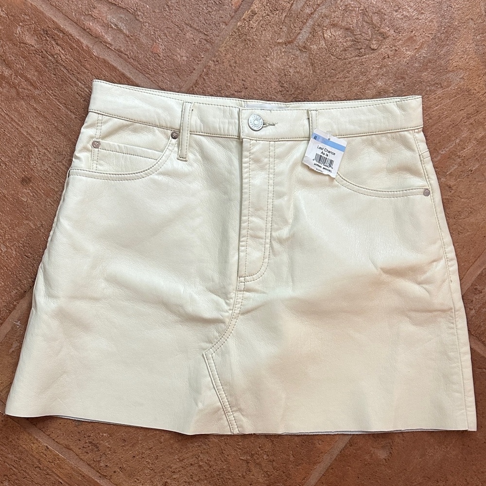 Frame Cream Skirt